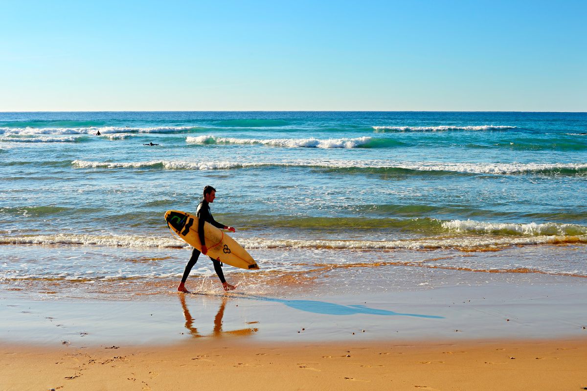 Surfen in de Portugese Algarve