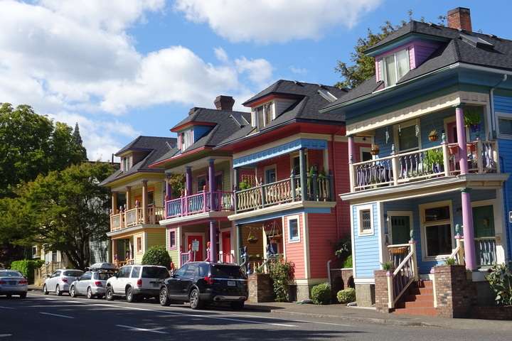 Straat in Portland
