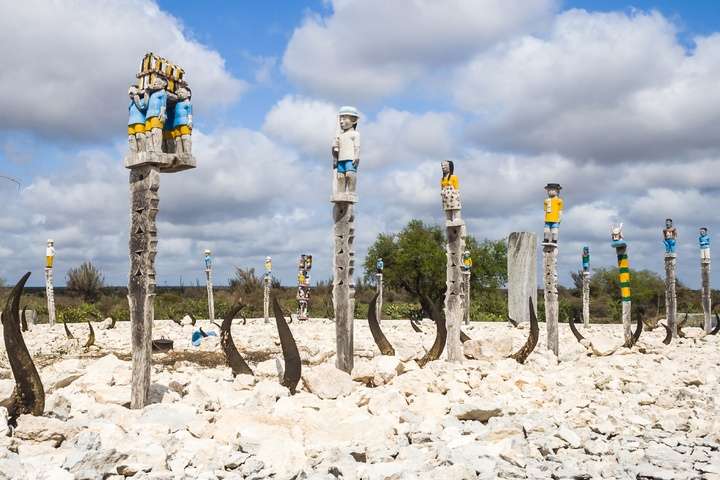 Traditioneel graf in Madagaskar