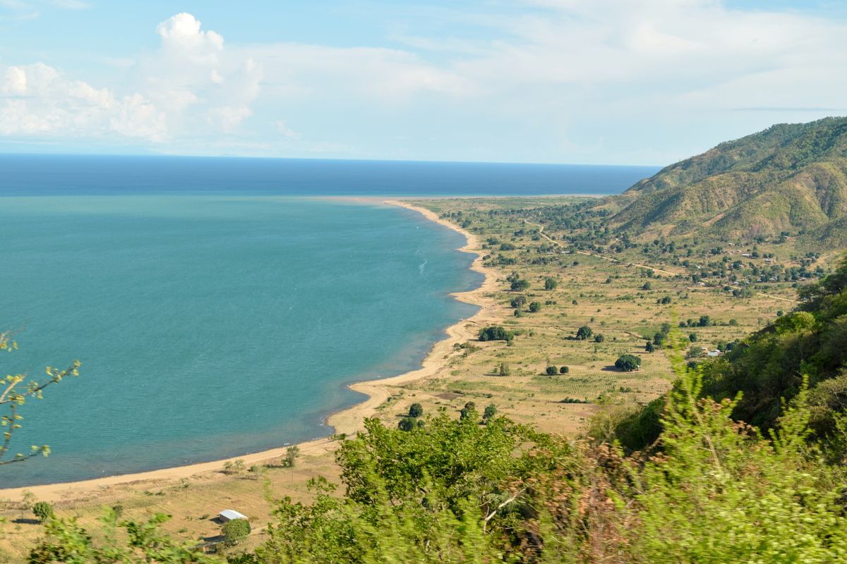 Lake Malawi kustlijn gezien vanaf Chitimba