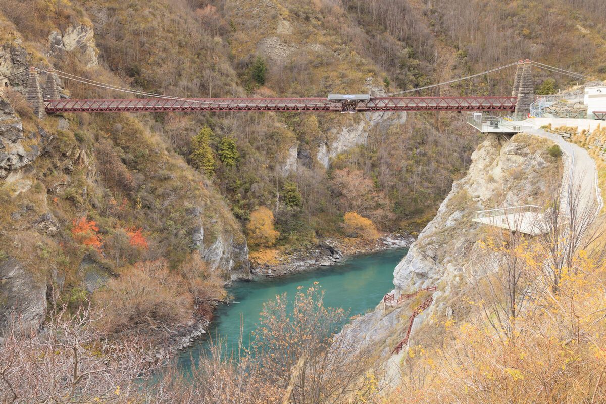 Kawarau Bridge, Queenstown, Nieuw-Zeeland