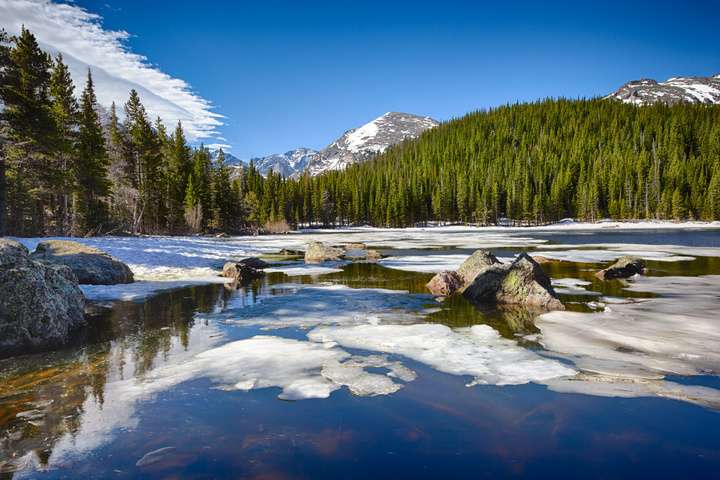 De Rocky Mountains kun je het beste tussen half juni en half september bezoeken