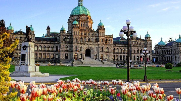 Historisch parlementsgebouw in Victoria
