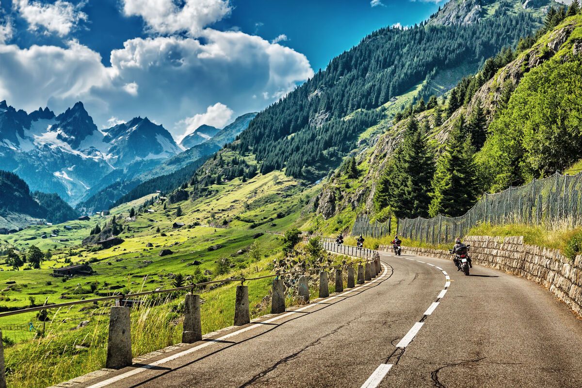 Landschap in Zwitserland