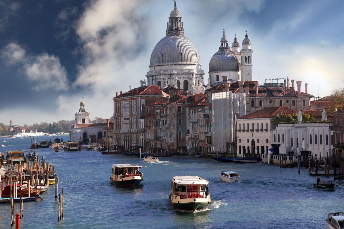 Venetie, Canal Grande, Italie