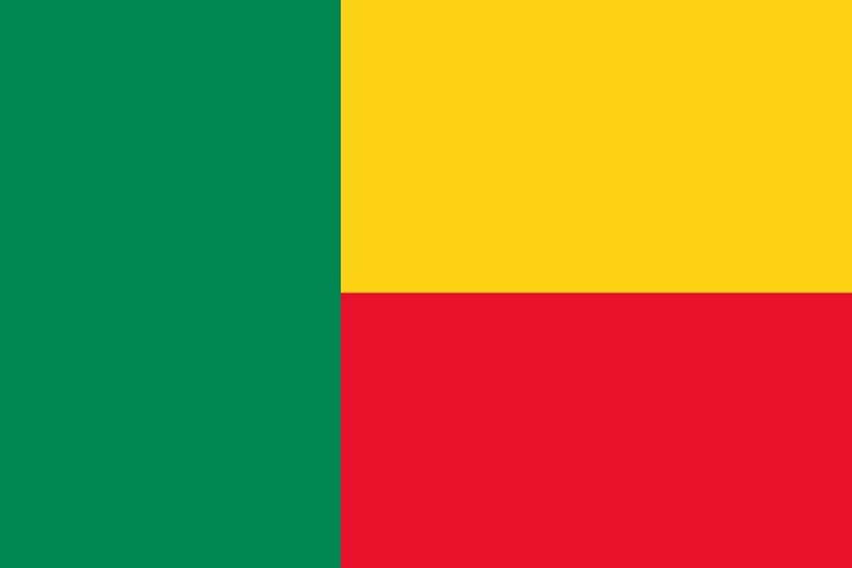 De vlag van Benin