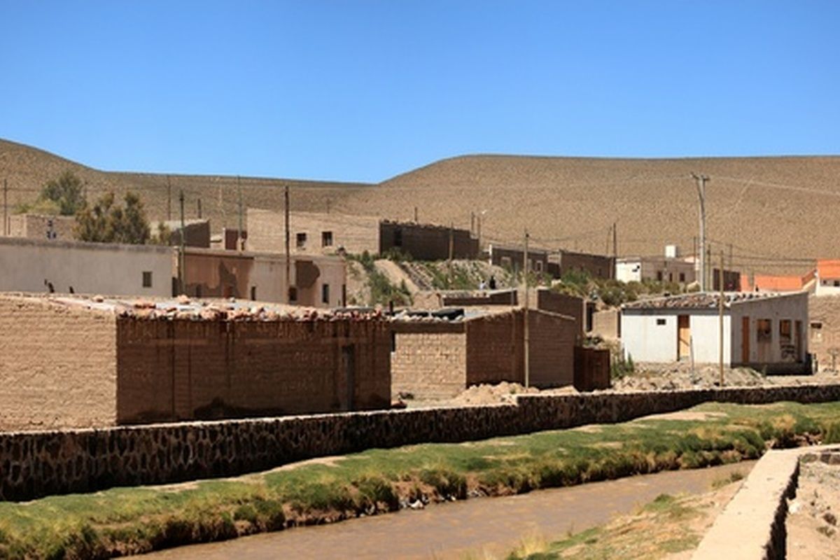 Rustig, armer dorp in Argentini&euml;