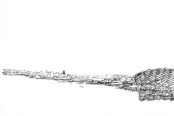 IJsselmeer, Enkhuizen, Tekening