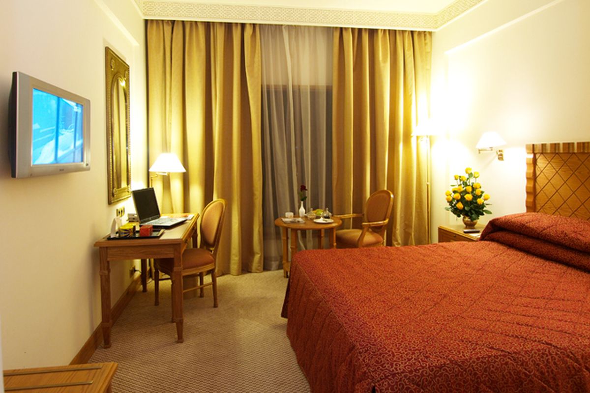 Een kamer in het Sheba Hotel