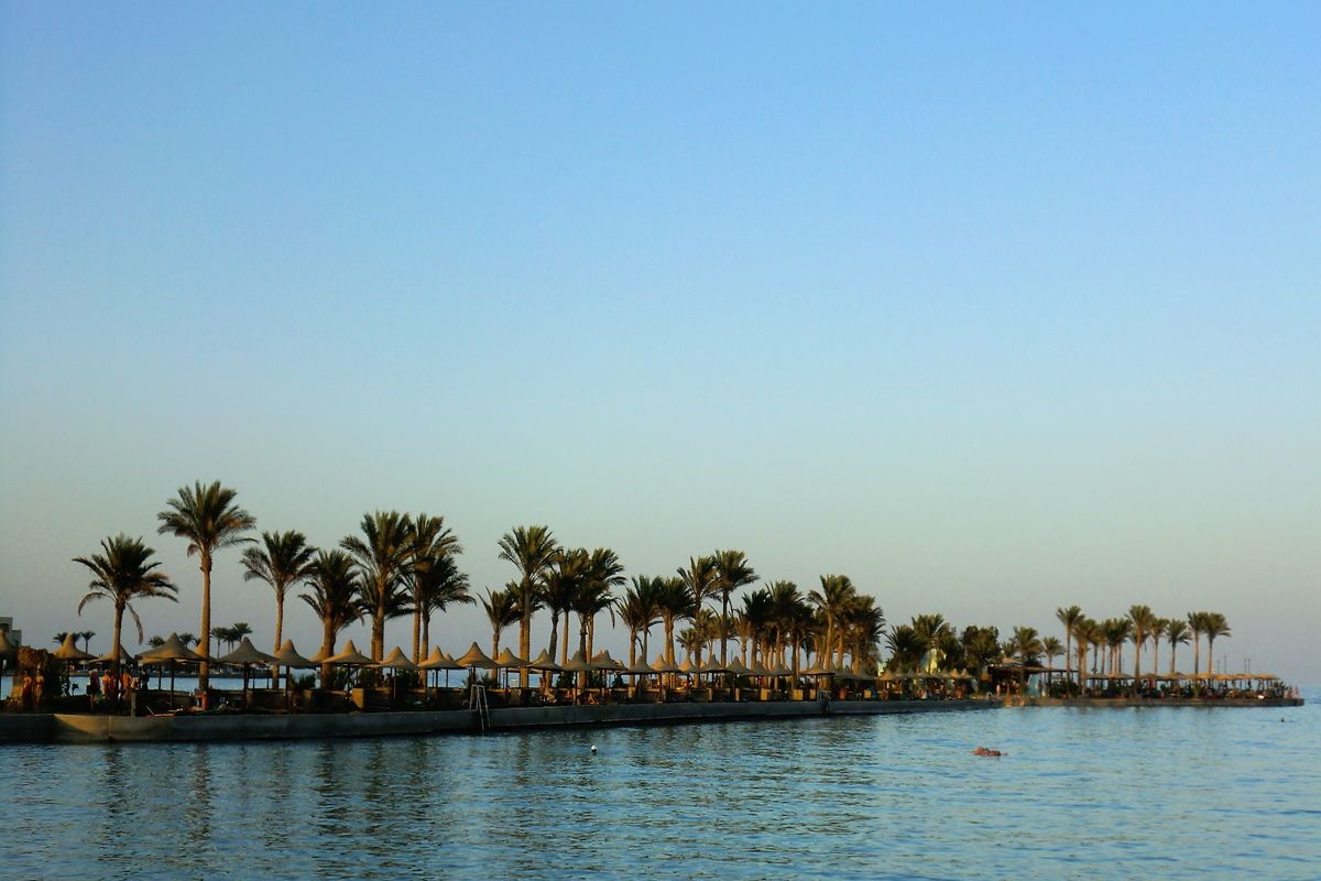 Hurghada strand, Egypte