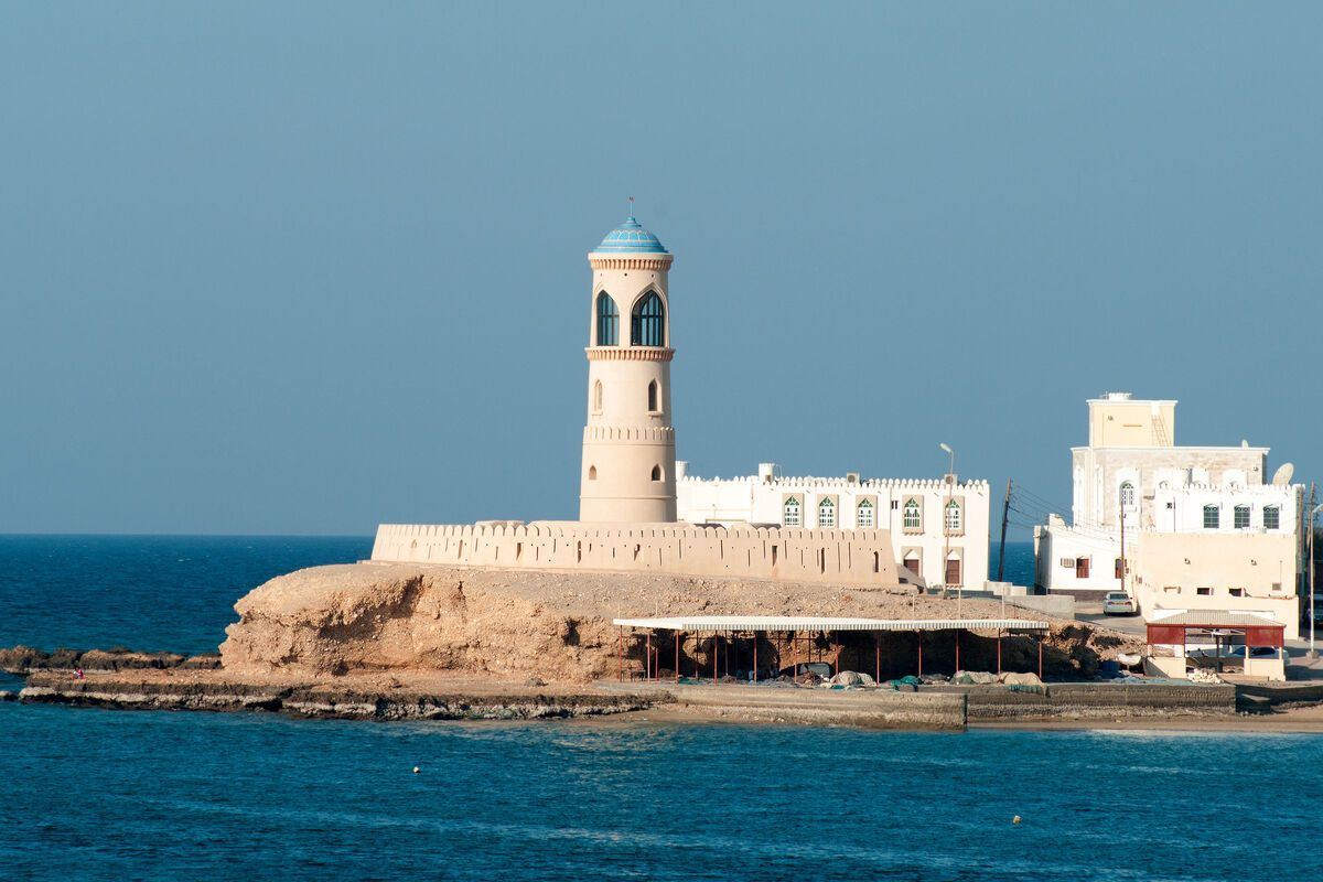 Vuurtoren Sur, stad Oman