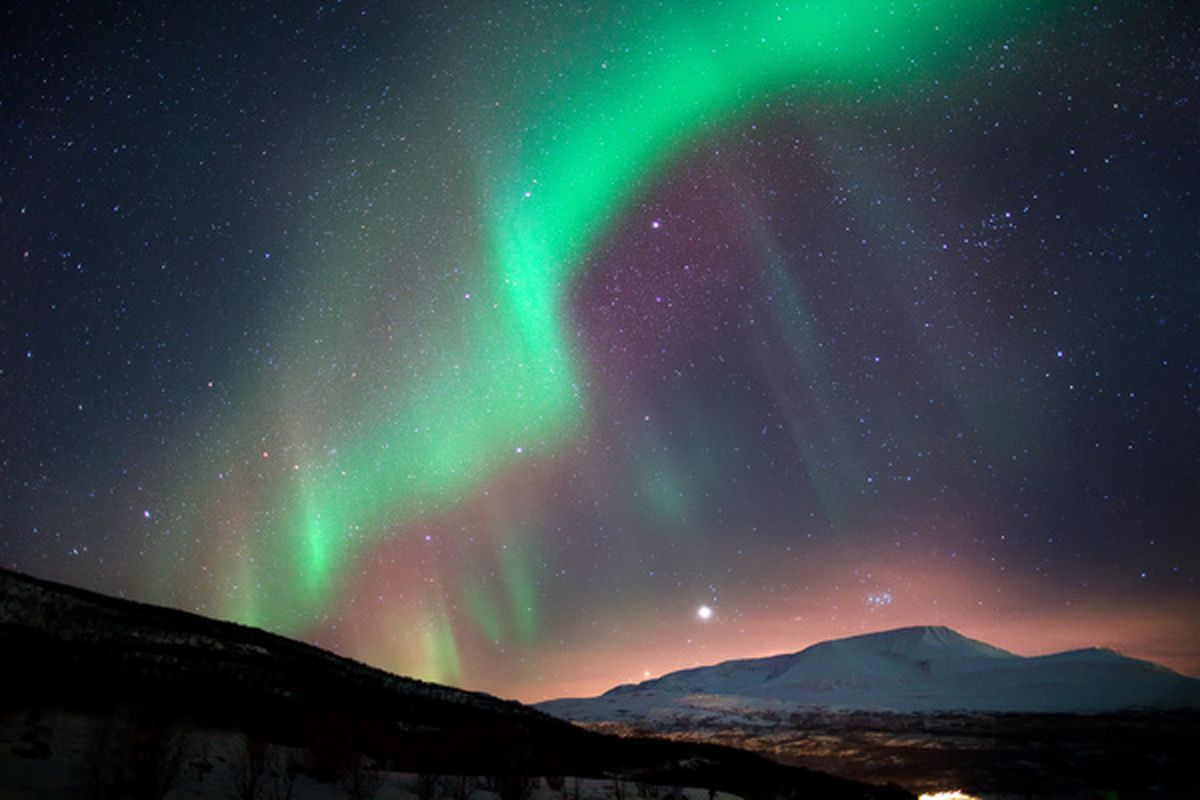 Noorderlicht in het hoge Noorden