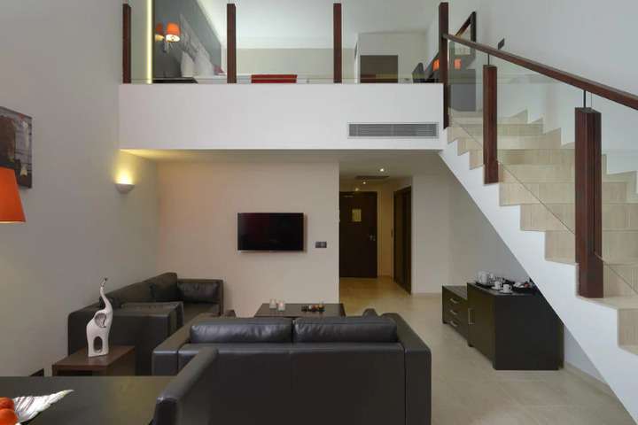 Woonkamer van 'Junior Suite'