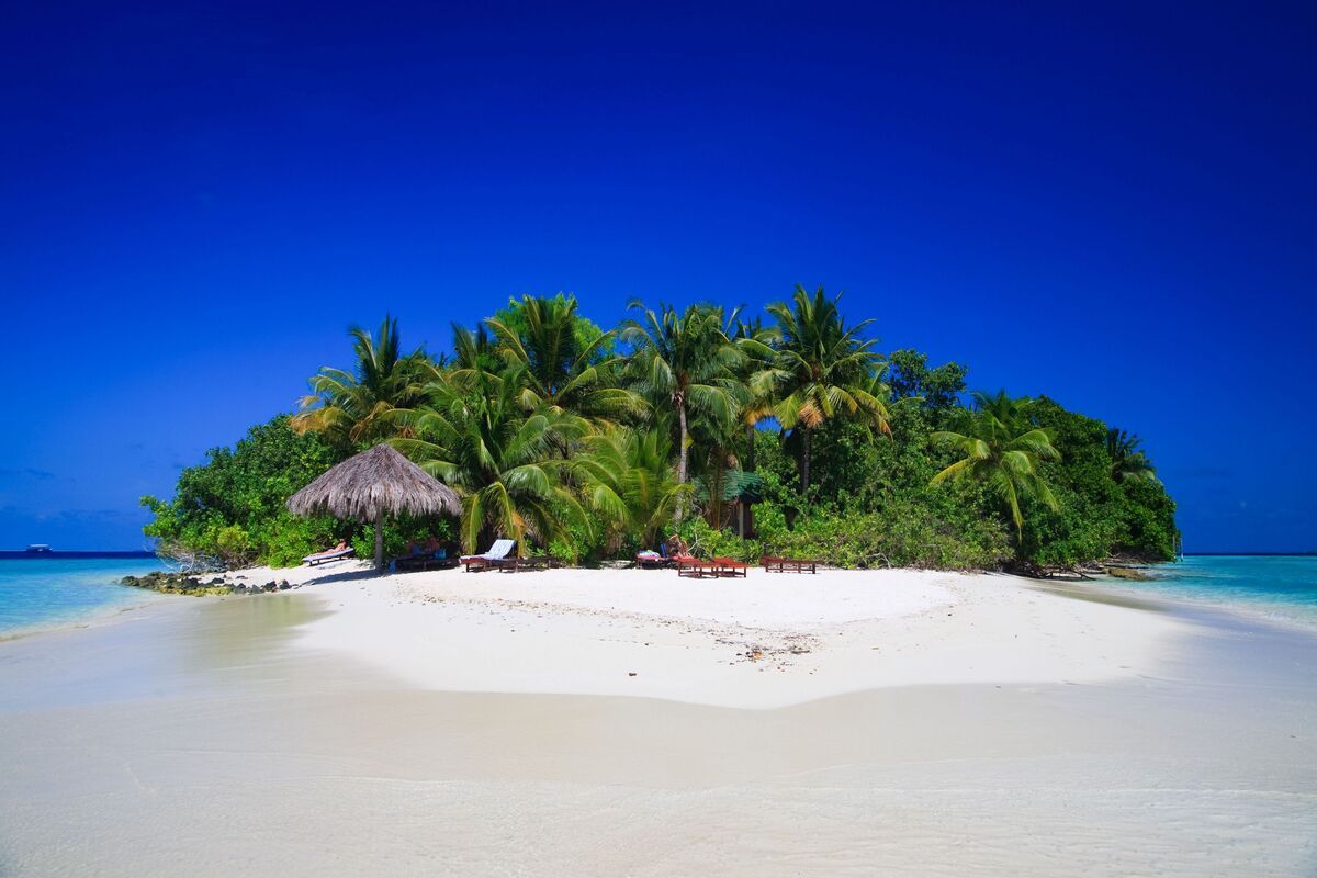 Een eiland van de Malediven
