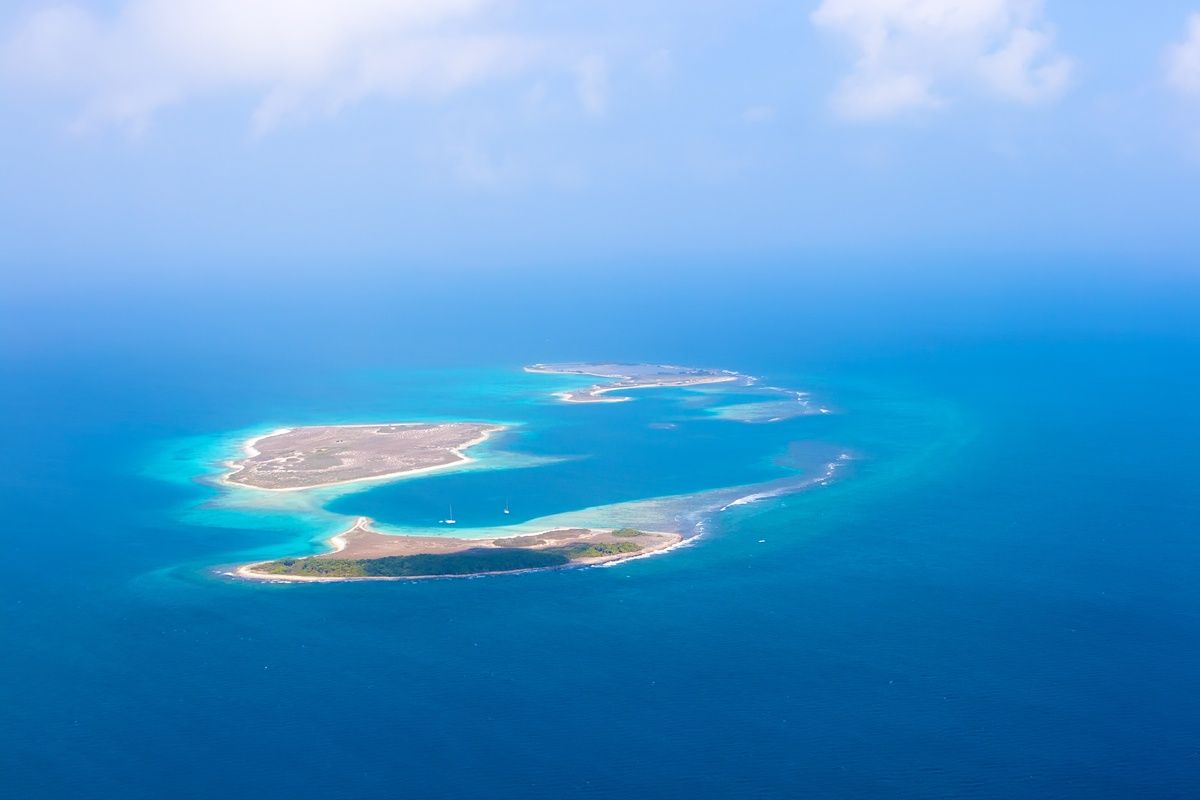 Eilanden van archipel Los Roques