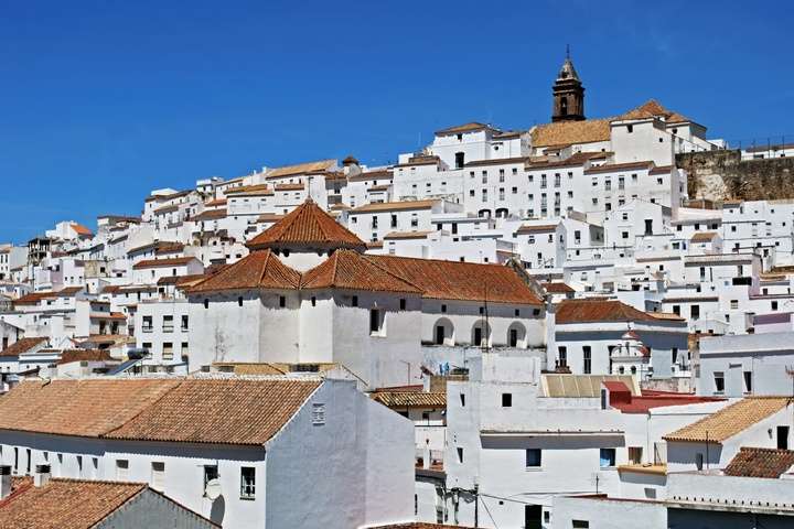 Witte huisjes Alcala de los Grazules Andalusie