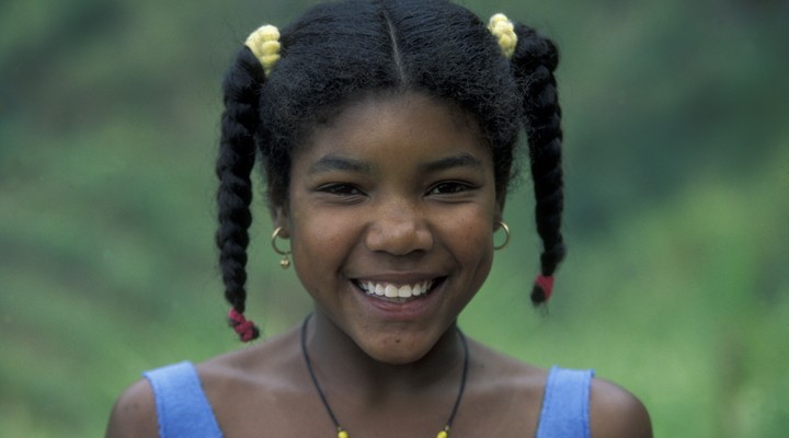 Meisje uit Kaapverdi
