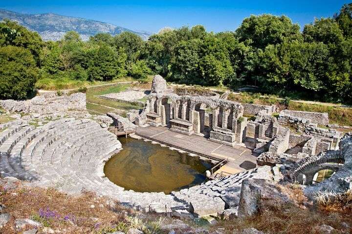 Het amfitheater in Butrint