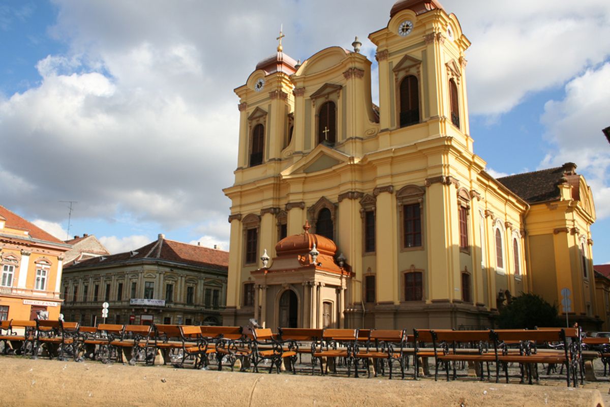 Kerk in Timisoara, Roemenie