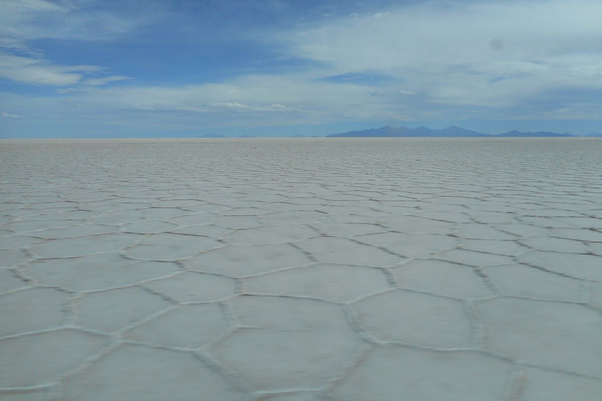 De zoutvlakten van Uyuni