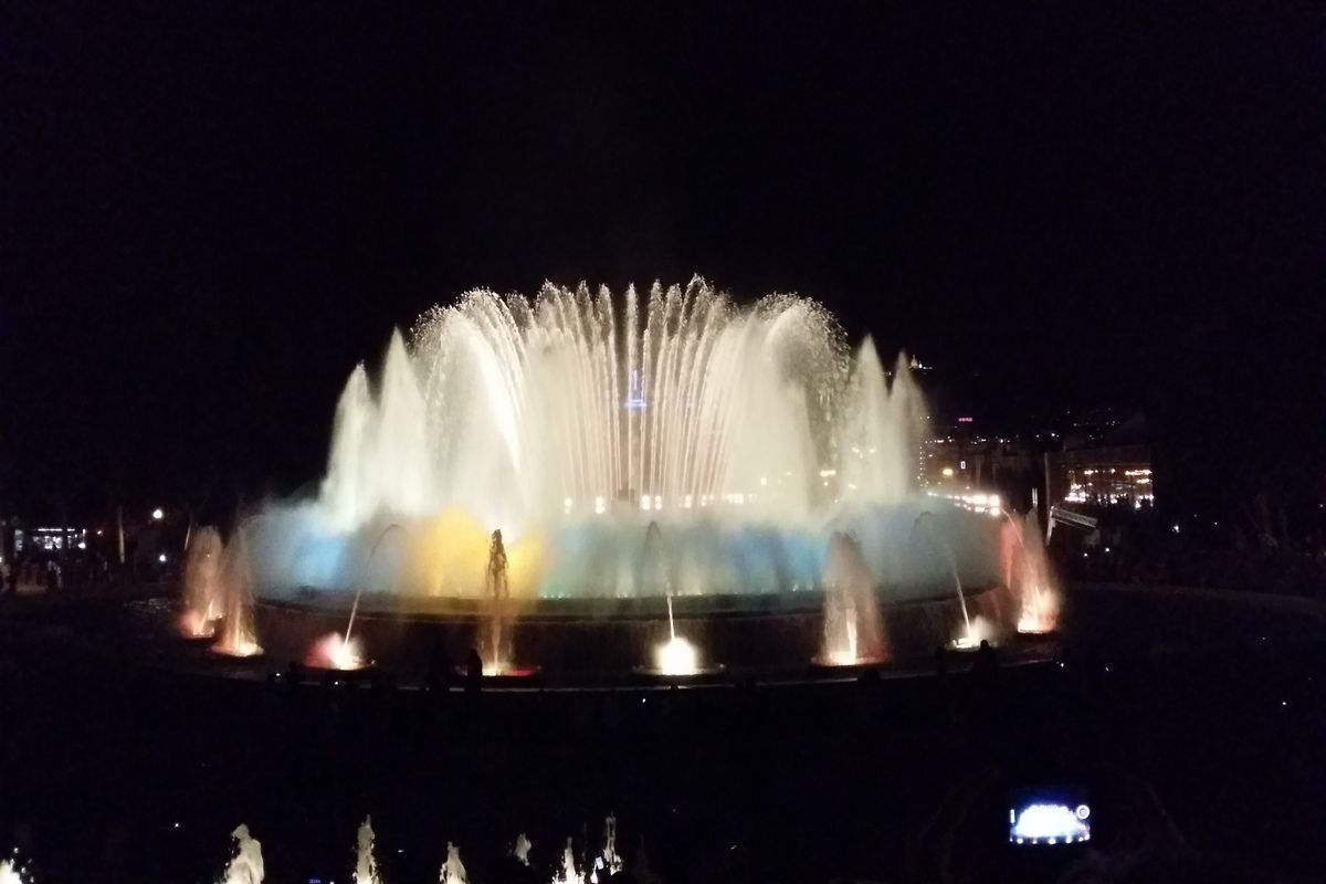 De magische fontein van Barcelona