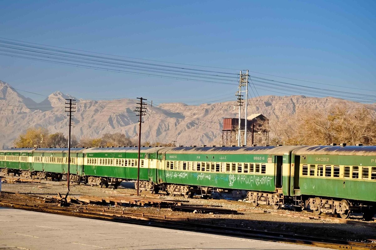 Trein in Quetta, Pakistan