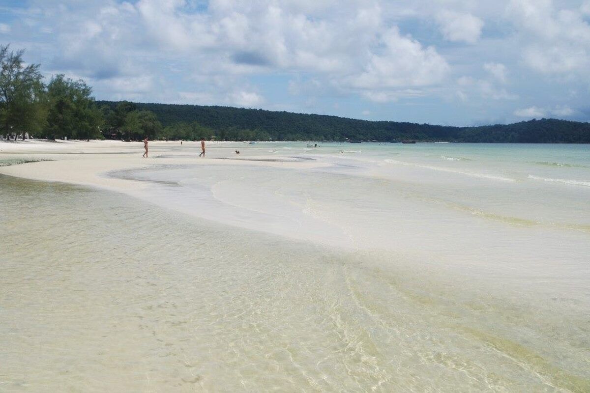 Het strand van Koh Rong Samloem