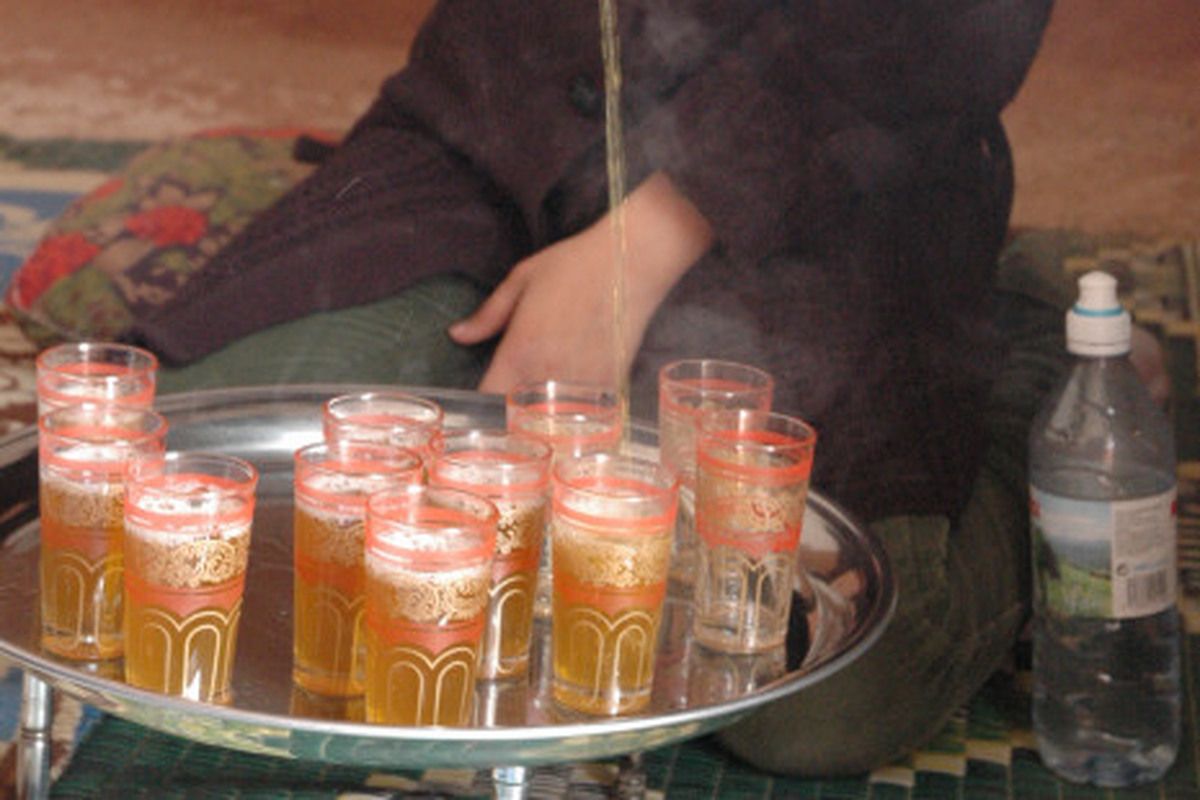 Thee drinken in Marokko