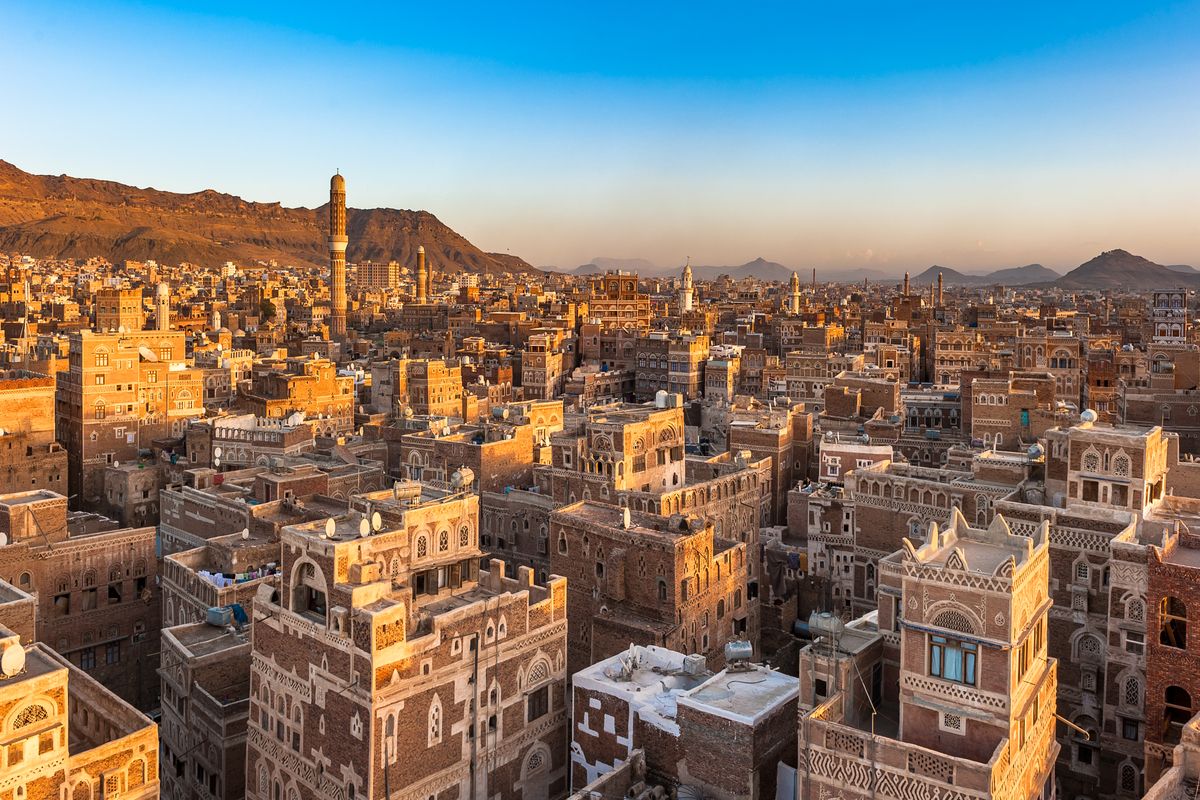 Sana, de hoofdstad van Jemen