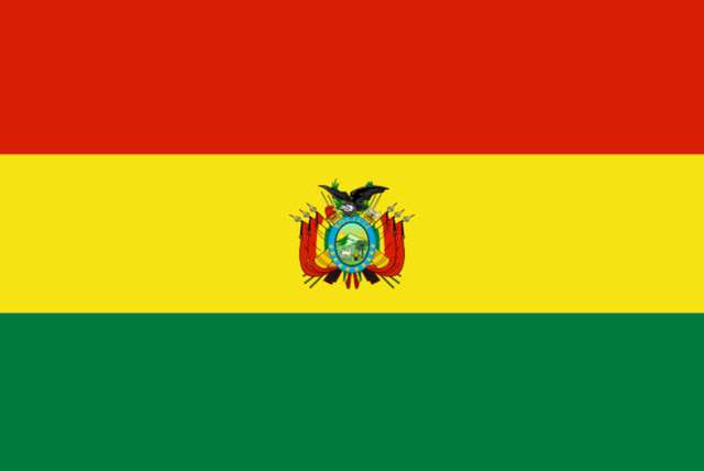De vlag van Bolivia