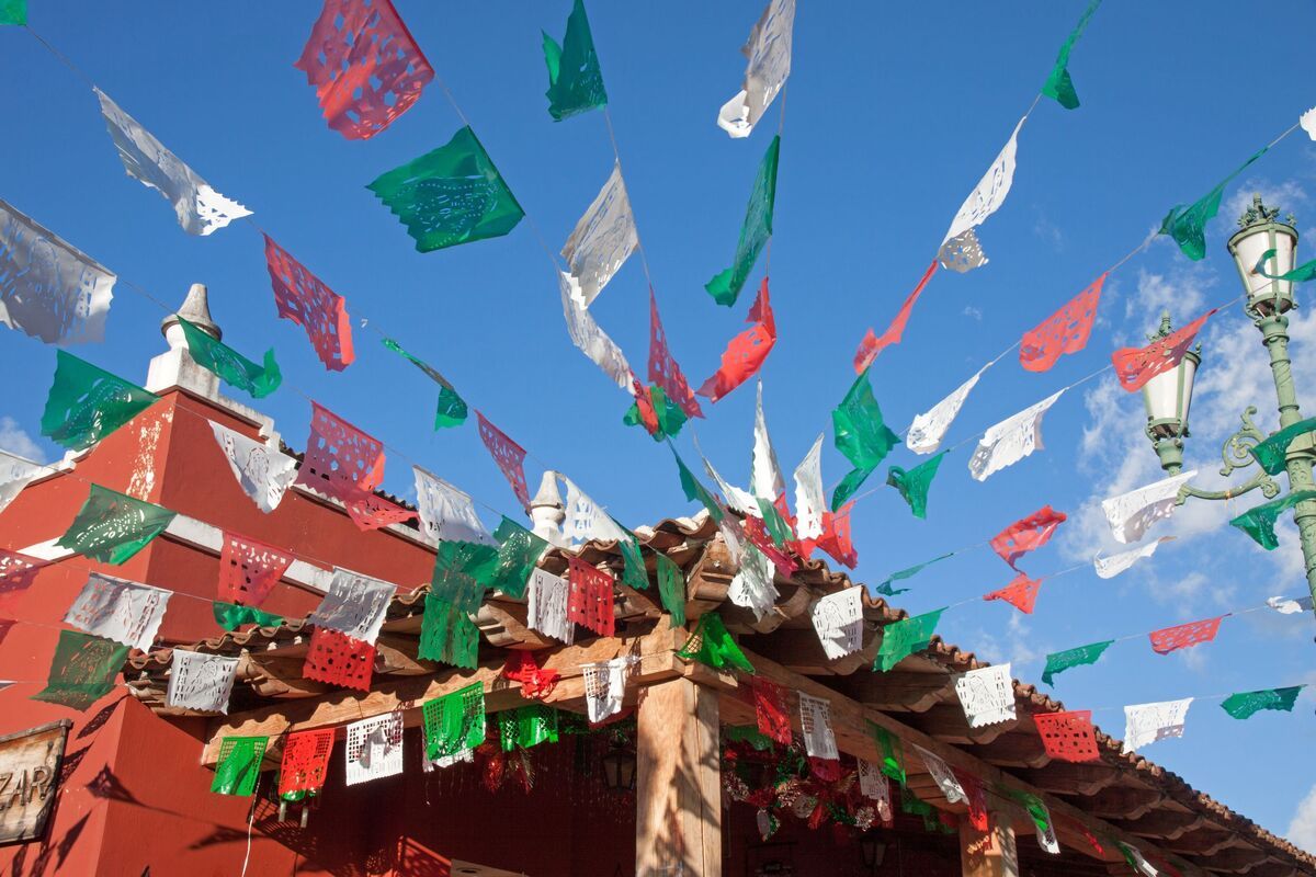Mexicaanse decoratie tijdens feestdag