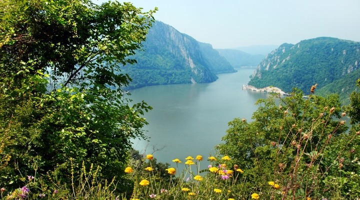 Donau vallei in Roemeni