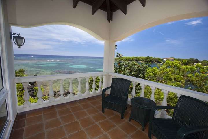 Uitzicht Coral Vista Villas, Roatan, Honduras
