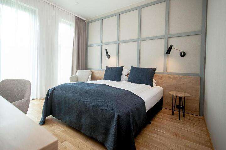 De standaard kamer bij Fosshotel Reykholt