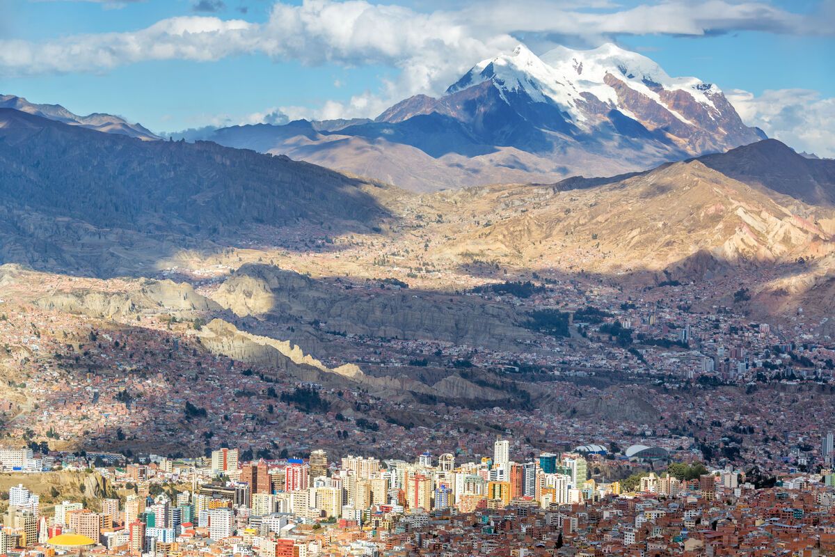 Stadsbeeld van La Paz