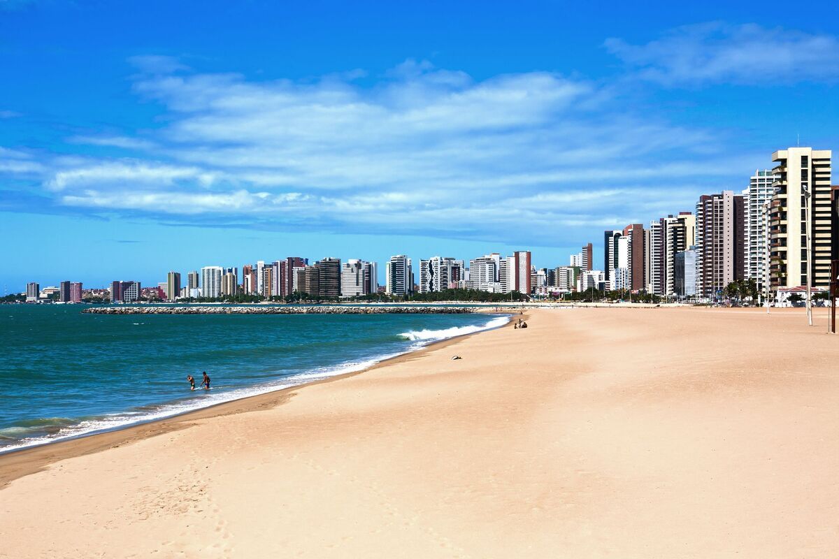 Strand van Fortaleza, Brazili�