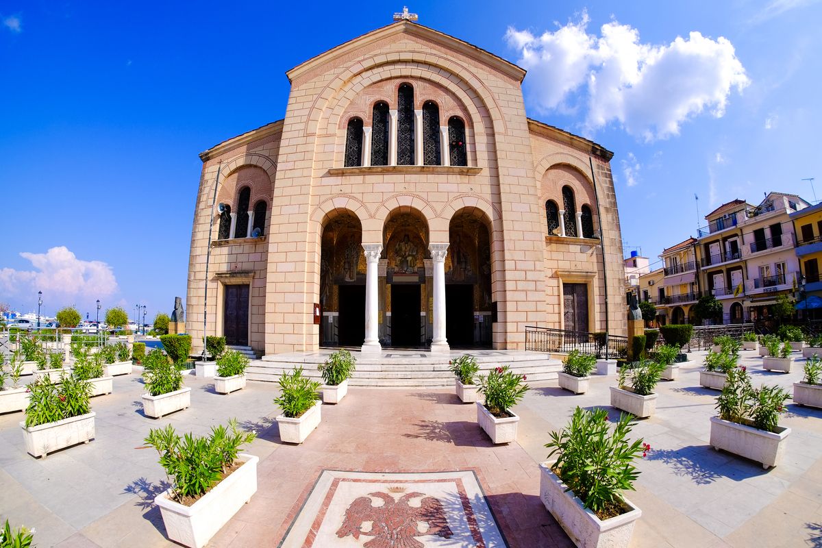 Central Parc kerk, Zakynthos-stad