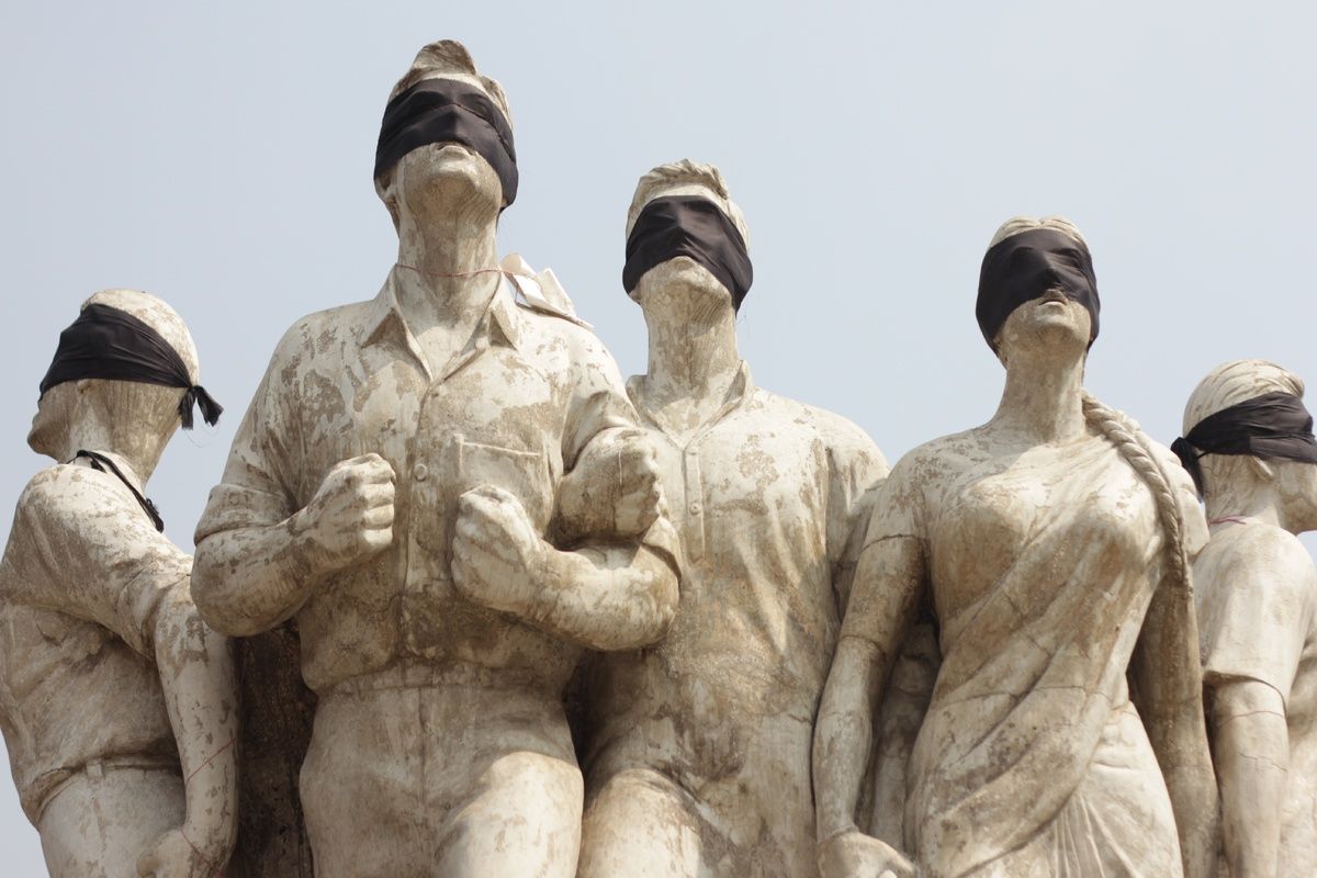 Standbeelden in Dhaka