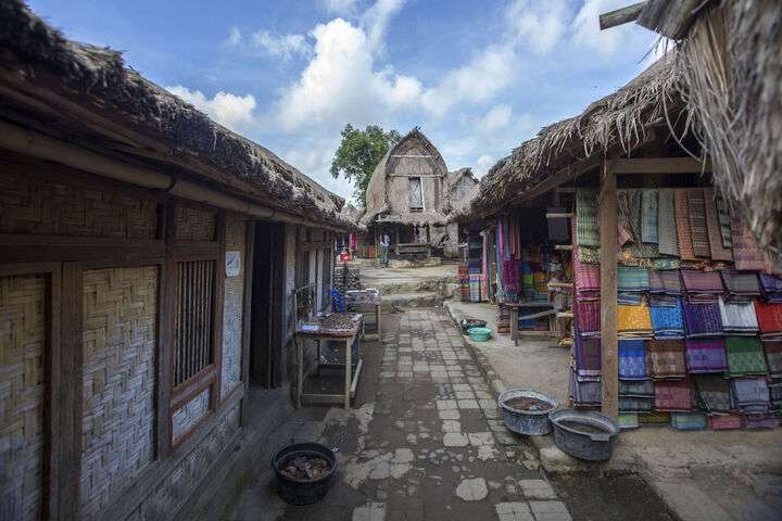 Traditioneel dorp op Lombok