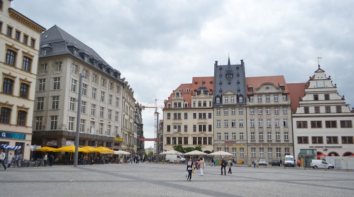 Centrum Leipzig Duitsland