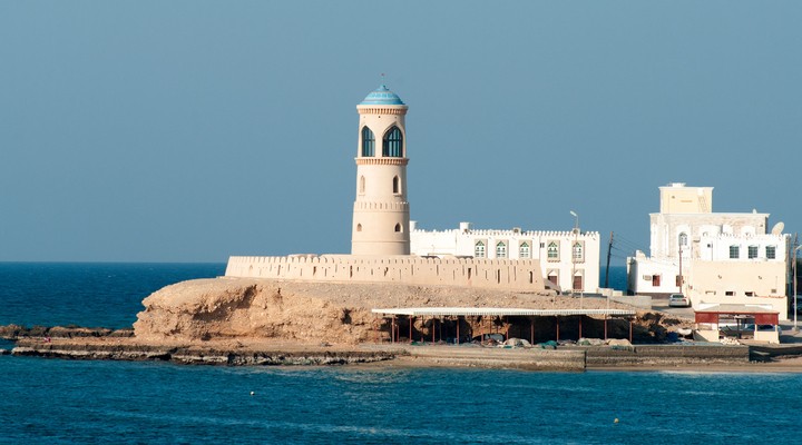 Vuurtoren Sur, stad Oman