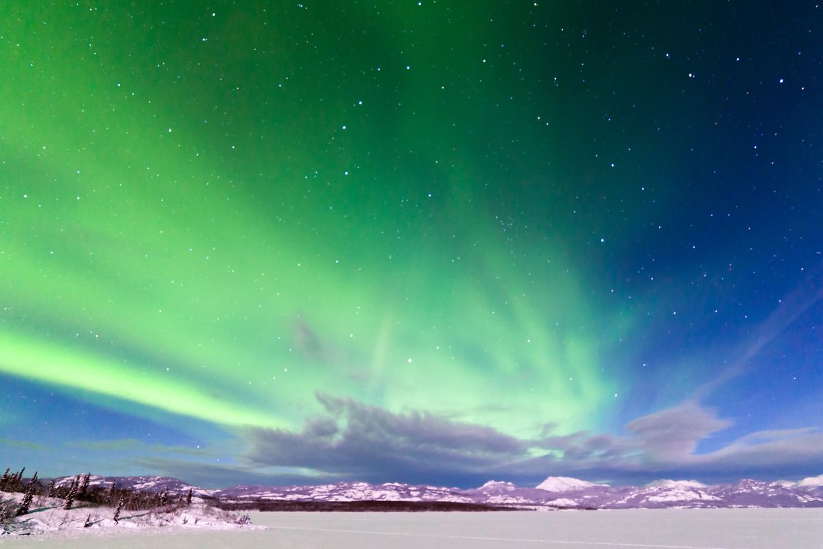 Noorderlicht in Yukon, Canada