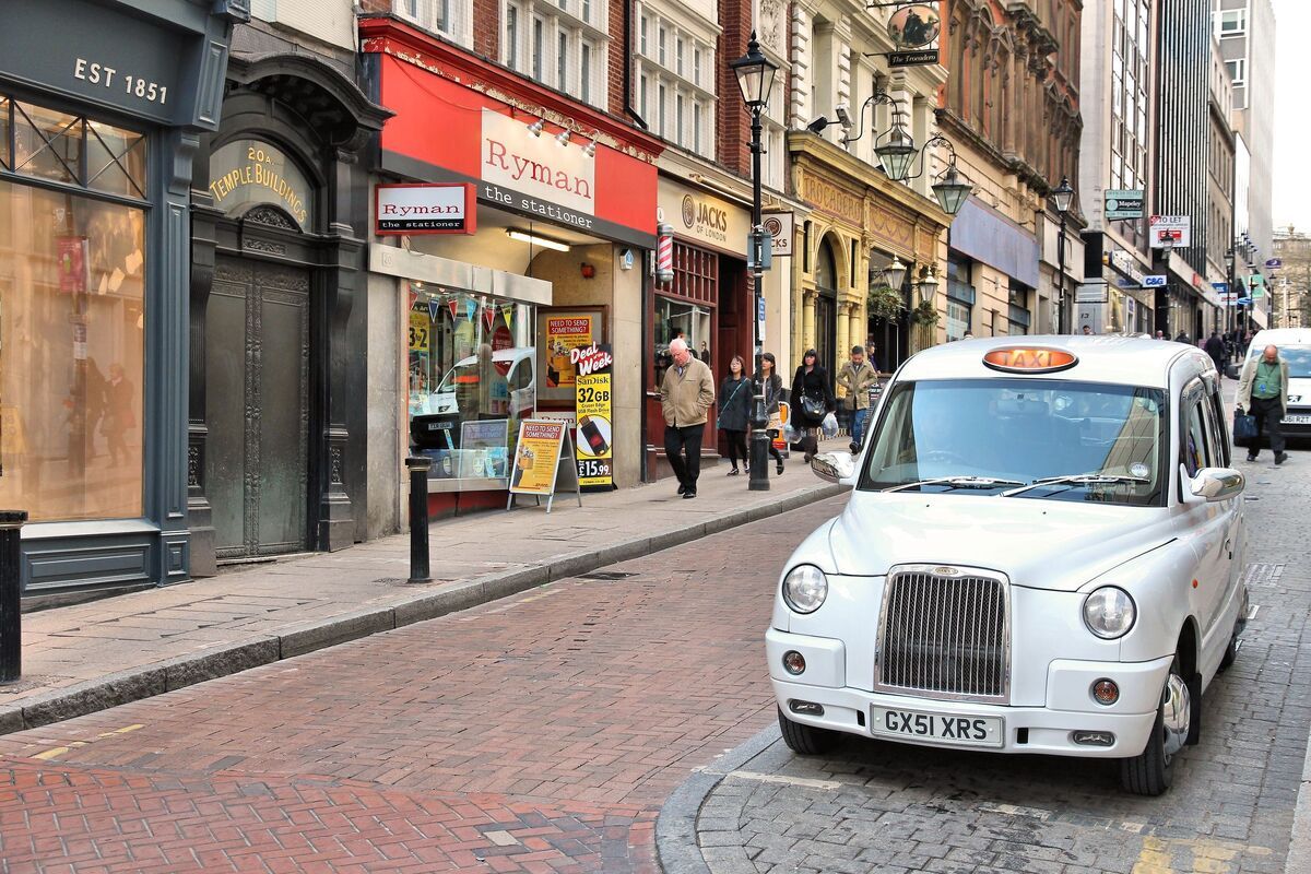 Winkelstraat Birmingham Engeland