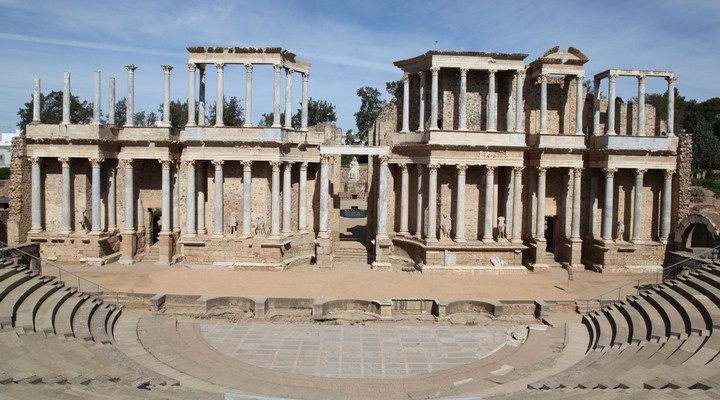 Romeins theater in Mrida - Spanje