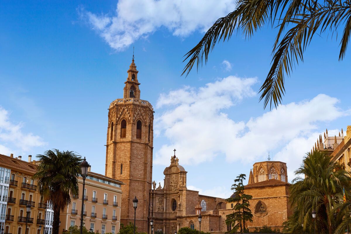 Het stadscentrum van Valencia