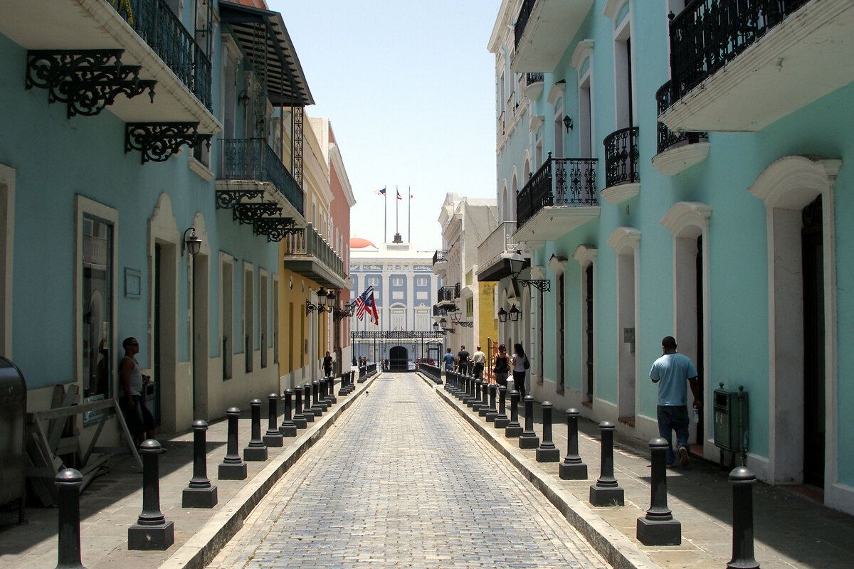 Straatbeeld Puerto Rico
