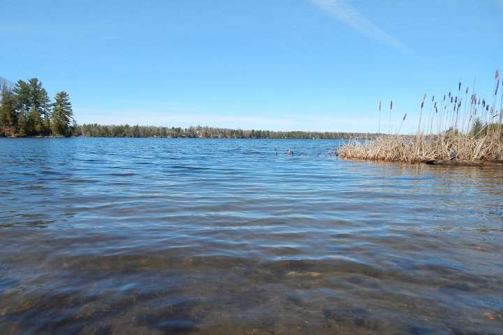 Een van de vele meren in Quebec