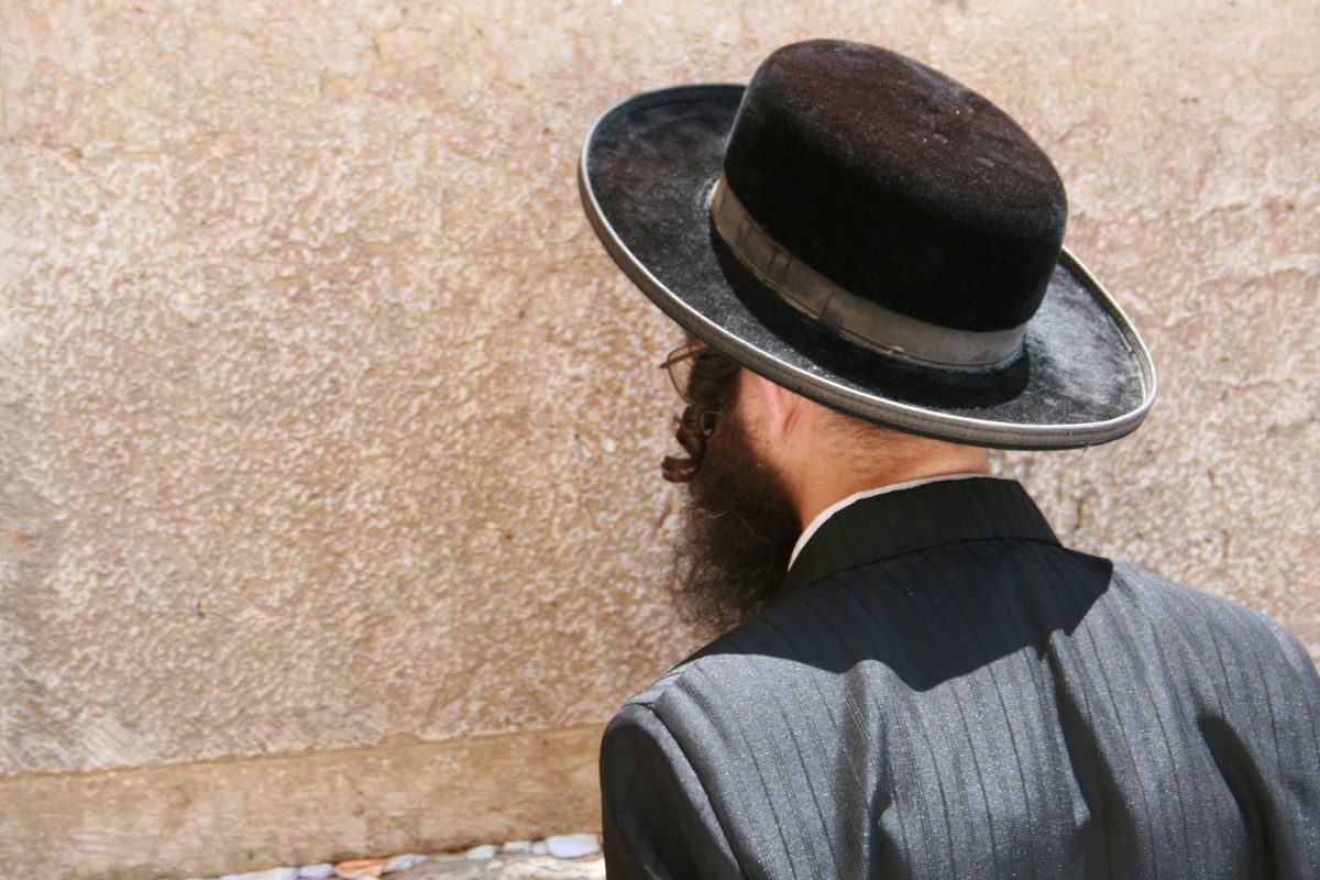 de klaagmuur in Jeruzalem