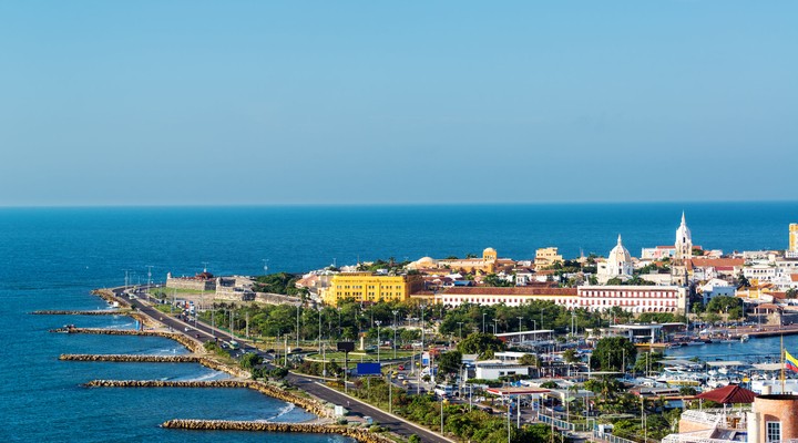 Centrum van Cartagena, Colombia