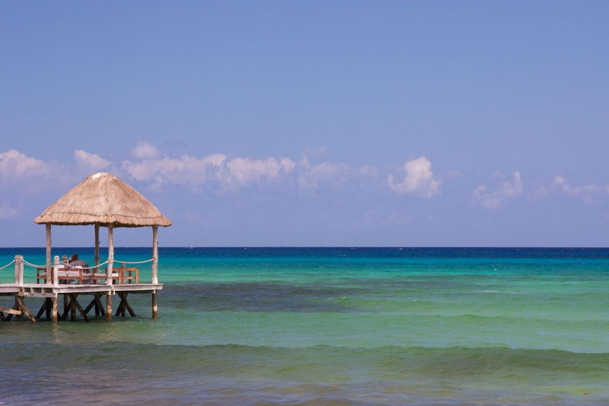 Caribische Zee in Playa del Carmen